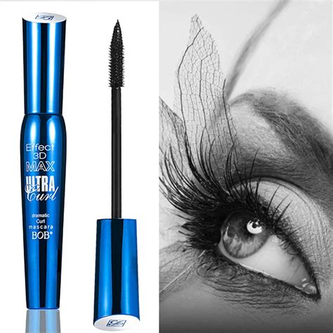 Silk Fiber Lash Mascara Waterproof Rimel 3D Mascara Eyelash Extension Black Thick Lengthening ...