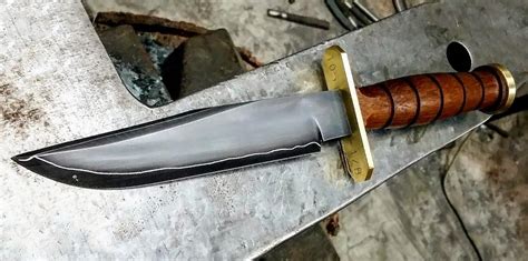 How To Forge A Knife From A File / Making a Knife from an Old File NO ...