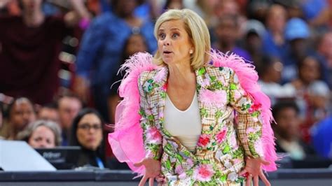 LSU Coach Kim Mulkey Ruffled Feathers With Wild Sweet 16 Outfit