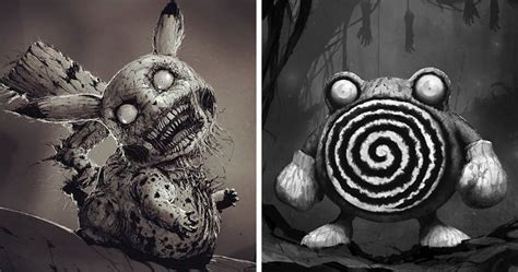 This Artist Reimagined 101 Pokémon Characters As Monsters, And They’re ...