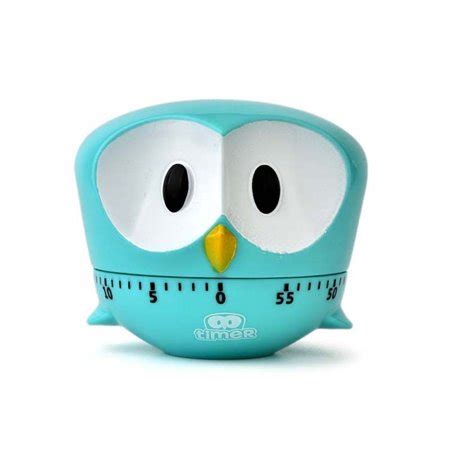 Cute Owl Timers Mini 60 Minute Mechanical Kitchen Timer Clock Alarm Counters Loud Manual Timer ...