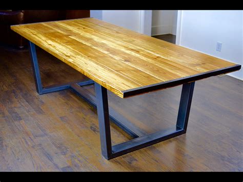 Handmade Rustic Reclaimed Industrial Contemporary Custom Dining Table by Interactive Dezigns ...
