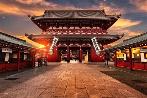 Dawn at Sensoji Temple in Tokyo, Japan. | Sensoji, Sensoji temple, Senso-ji