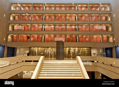 The Great Hall, Lyndon Baines Johnson Library & Museum Stock Photo, Picture And Royalty Free ...