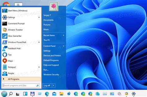 How to Restore Classic Start Menu in Windows 11 with Classic Taskbar