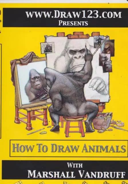 HOW TO DRAW Animals With Marshall Vandruff DVD VIDEO TRAINING drawings anatomy $29.99 - PicClick