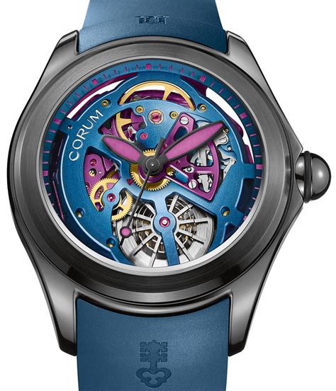 Corum Bubble 47 Squelette Watch In Bright Colors For 2017 | aBlogtoWatch