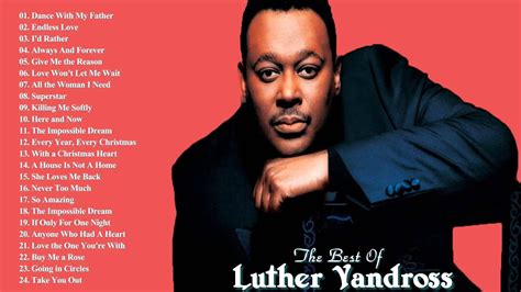 Luther Vandross Greatest Hits - Best Songs Of Luther Vandross - YouTube