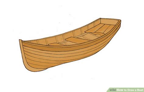 Wood Boat Drawing at GetDrawings | Free download