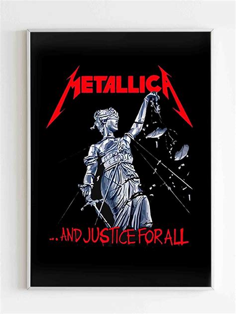 Metallica And Justice For All Poster