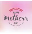 Mothers Day Greeting Card Royalty Free Vector Image