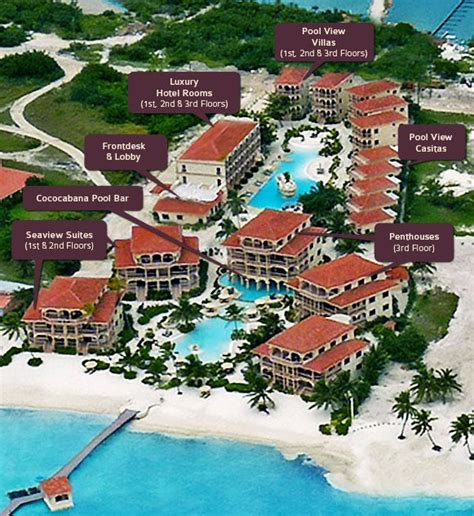 Resort Map | Coco Beach Resort | Belize