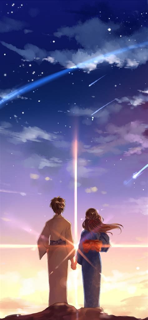 Your Name Kimi No Na Wa Mitsuha Miyamizu Taki Tach... iPhone Wallpapers ...