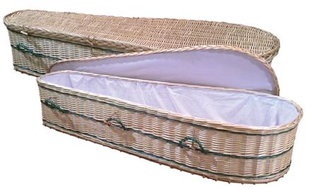 Wicker Adult Casket | Wicker Adult Casket Regular,Green Burials ...