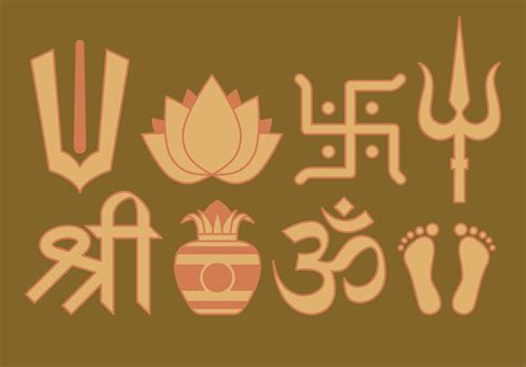 Hindu Symbols 125937 Vector Art at Vecteezy