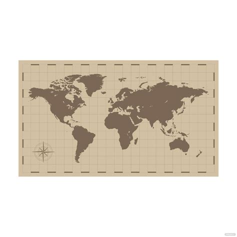 Old World Map Vector in Illustrator, SVG, JPG, EPS, PNG - Download | Template.net