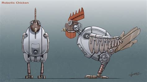 Robotic Chicken by mysterian.deviantart.com on @DeviantArt Robot Art ...