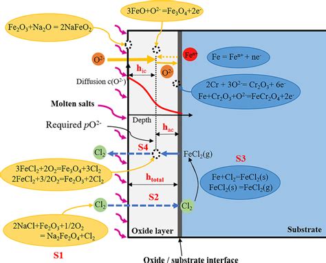 Schematic illustration of the corrosion mechanism identified for... | Download Scientific Diagram