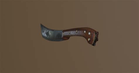 Machete melee weapon 3D model - TurboSquid 1301804