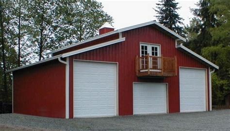 Metal Garage with Apartment Kits in 2020 | Pole barn garage, Barn ...