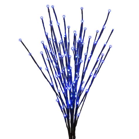 Celebrations Platinum LED Blue Light Burst 32 in. Yard Decor | Twinkle ...