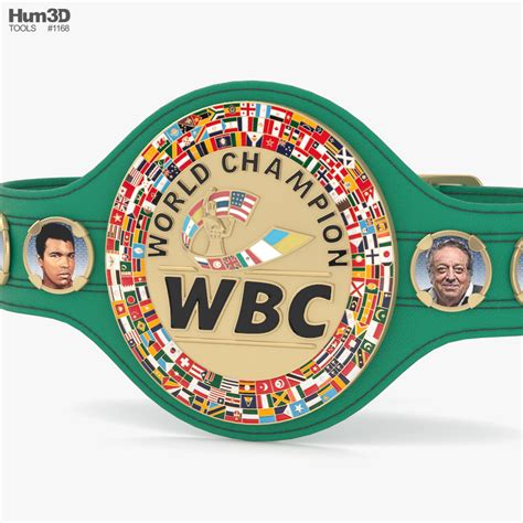 WBC Heavyweight Champion Belt 3D model - Life and Leisure on Hum3D