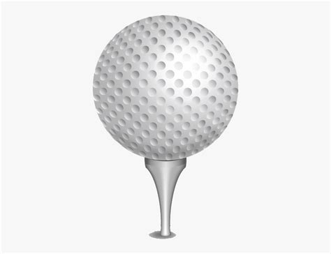 Golf Ball Clip Art - Golf Ball On Tee Png , Free Transparent Clipart ...