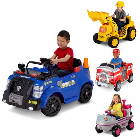 Nickelodeon's PAW Patrol: Chase Police Cruiser, 6-Volt Ride-On Toy by ...