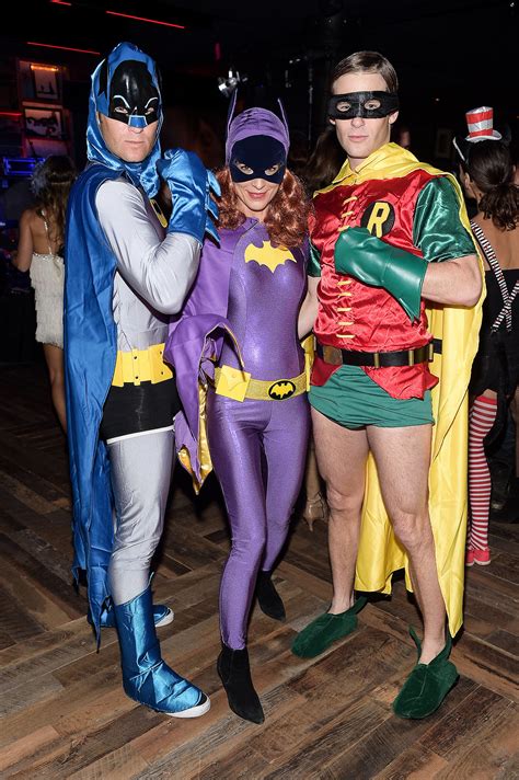 Batman, Batgirl, and Robin | The All-Time Best Celebrities in Pop Culture Costumes | POPSUGAR ...