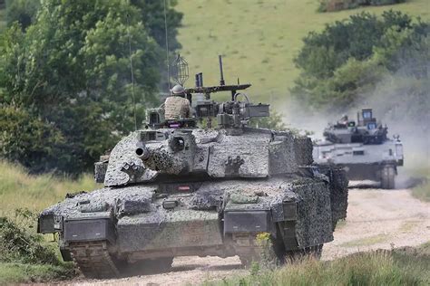 British army demonstrates new Challenger 2 TES Megatron tank designed ...