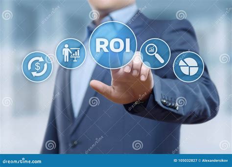 ROI Return on Investment Finance Profit Success Internet Business Technology Concept Stock Image ...