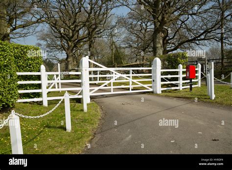 Private road, No Parking, private entrance to property Stock Photo - Alamy