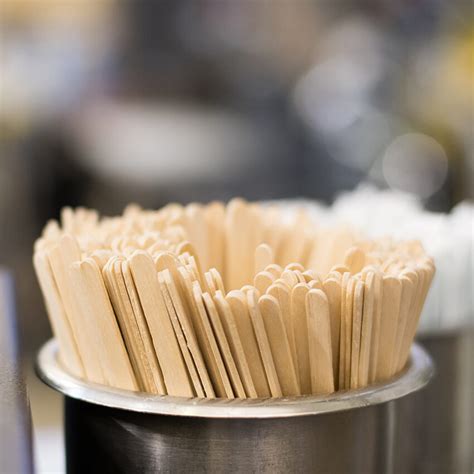 Fully Compostable Wooden Stirrers (1x1000PK) | Lazy Cow Coffee