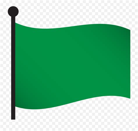 Green Flag - Green Flag Clipart Emoji,Brazilian Flag Emoji - free transparent emoji - emojipng.com