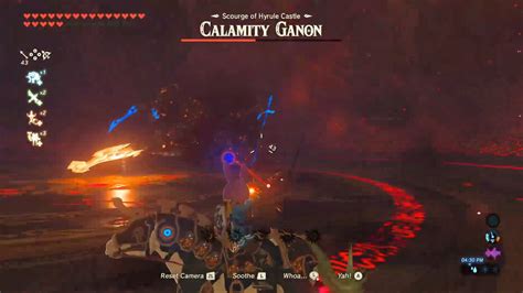 Fighting Calamity Ganon on horseback : r/Breath_of_the_Wild