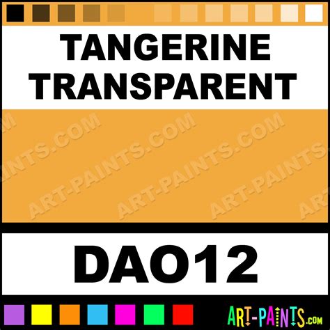 Tangerine Transparent Americana Acrylic Paints - DAO12 - Tangerine ...