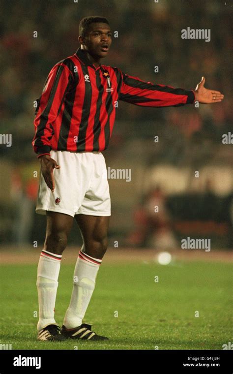 ITALIAN SOCCER. MARCEL DESAILLY, AC MILAN Stock Photo - Alamy