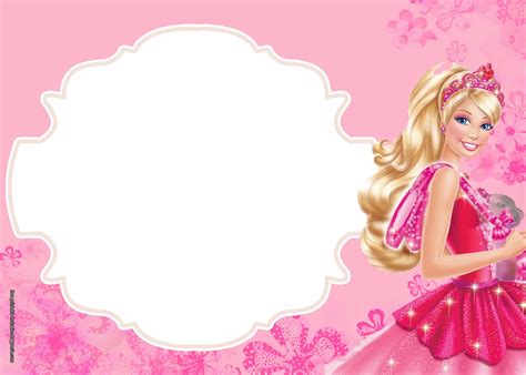 Barbie Birthday Card Template