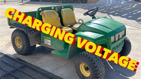 CHARGE VOLTAGE SPECIFICATIONS ON A JOHN DEERE GATOR UTV / MISSING ...