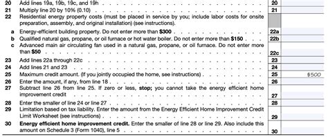 IRS Form 5695 Instructions - Residential Energy Credits