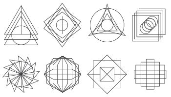 Complex 2d Geometric Shapes