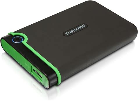 Transcend 1 TB USB 3.0 External Hard Drive Military Drop Standards ...