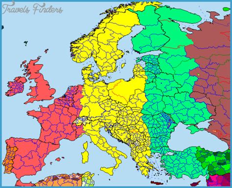 Greenwich Time Zone Map - TravelsFinders.Com