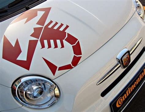 4 Large Vinyl Scorpion scorpions decal decals graphics fit any Fiat 500 Abarth