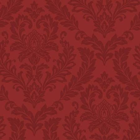 red vintage wallpaper - Google Search | Damask removable wallpaper ...