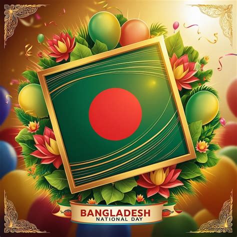 Bangladesh flag for bd national day celebration | Premium AI-generated ...