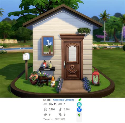 Tiny Houses - The Sims 4 (Tiny Unfurnished) - TodaSims