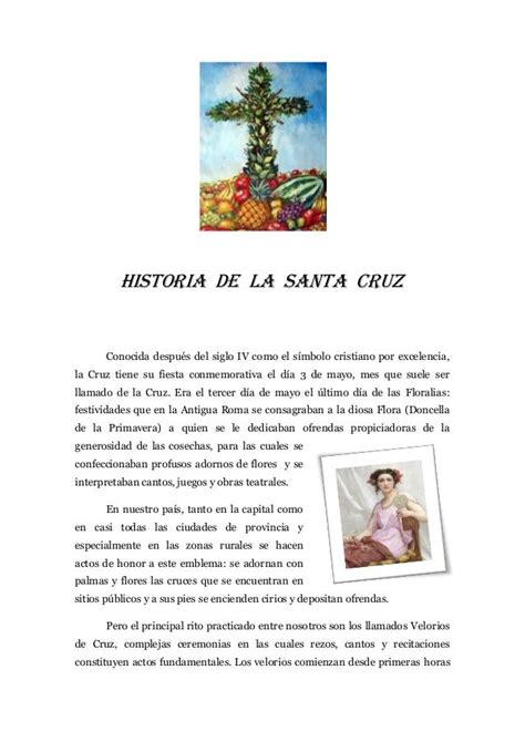 Historia de la santa cruz dcl