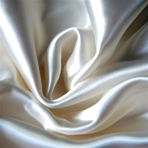 Premium AI Image | pure white satin fabric