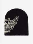 Skull Angel Wings Slouch Beanie | Hot Topic